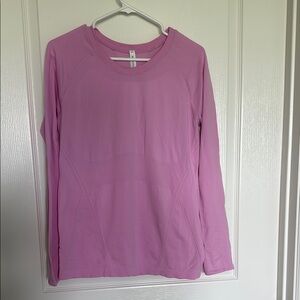Athleta Lavender Long Sleeve Top